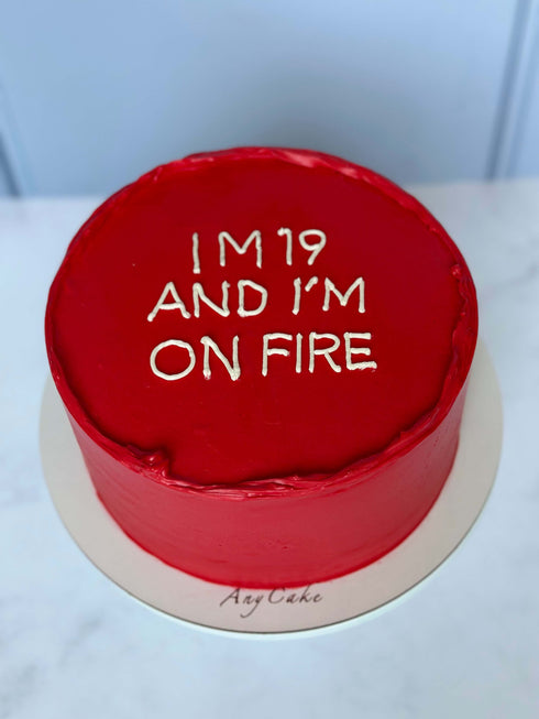Message cake